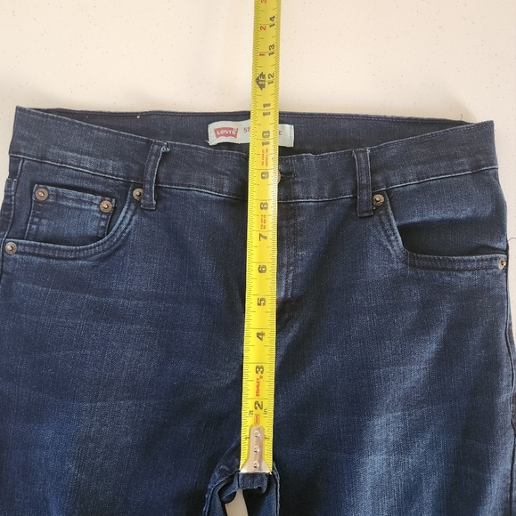 Levi’s 519 Men's Extreme Skinny Jeans Dark Wash Stretch Denim Size 30x30 - Picture 8 of 9